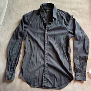 Black button down from Mauro Grifoni.